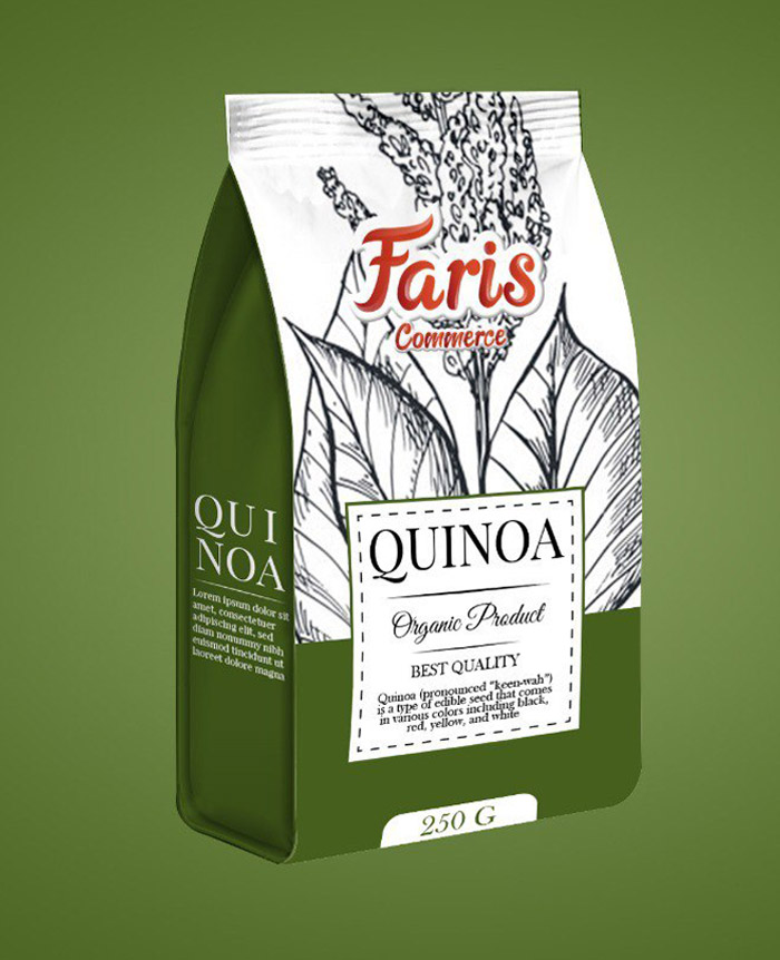 Quinoa packages in Faris Commerce